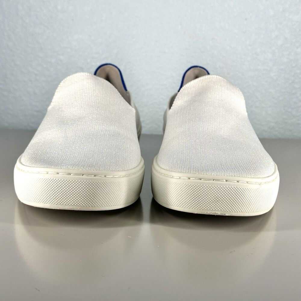 Rothy's The Original Slip On Sneaker White Loafers Womens Size 10 Shoes - Picture 3 of 16